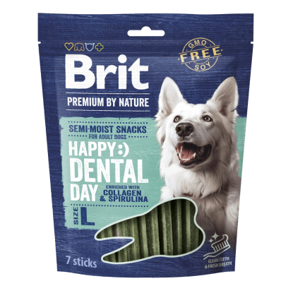 Brit Pamlsek pro psy Premium by Nature Dog Dental Snacks L