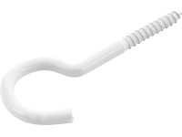 LUX-TOOLS Hák na prádelní šňůru bílý pr. 4,4 mm x 50 mm, 6 ks LUX-TOOLS Hák na prádelní šňůru bílý pr. 4,4 mm x 50 mm, 6 ks