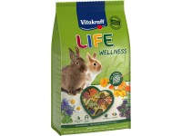 Vitakraft Kompletní krmivo pro zakrslé králíky Life Wellness 600 g