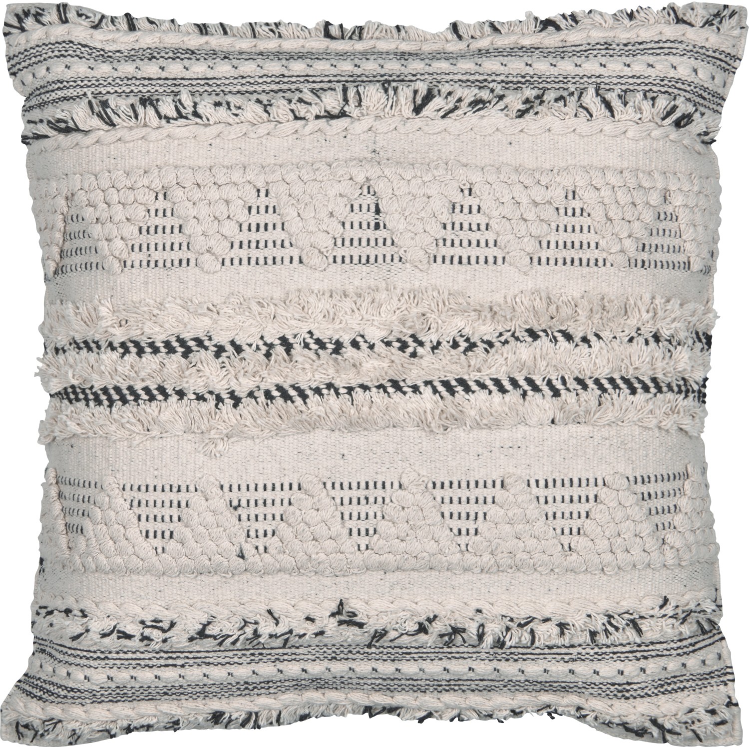 Polštář Ancient Secrets, přírodní bílá, 43 x 43 cm