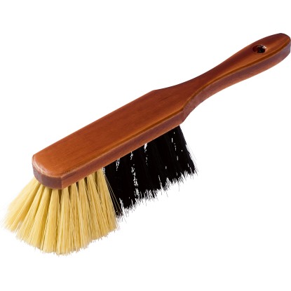 Dřevěný smetáček se syntetickými žíněmi, 29 cm