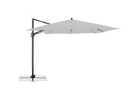 Doppler Výkyvný závěsný slunečník MyZone světle šedý 280 x 280 cm