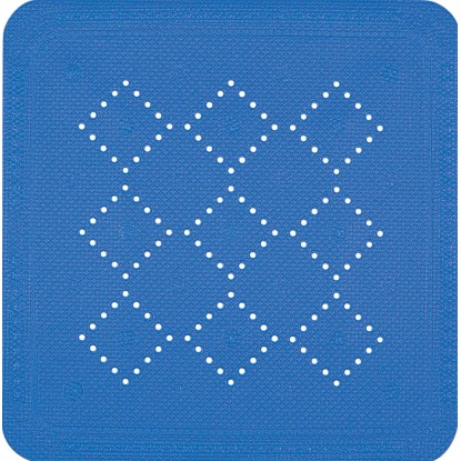 Spirella Podložka do sprchy Alaska barva elektrická modrá 55 x 55 cm