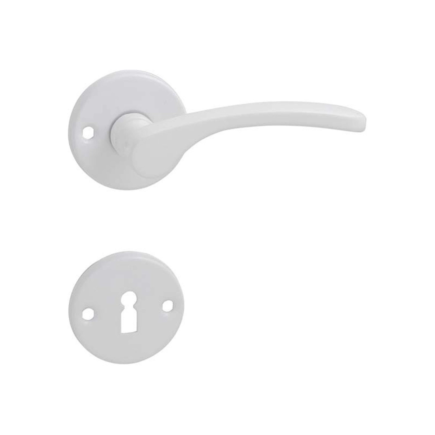Cobra Rozetové dveřní kování LAURA-R ECONOMY PZ, bílá