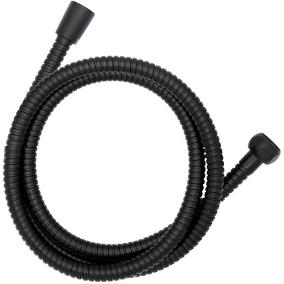 Wenko Kovová sprchová hadice, černá, 150 cm