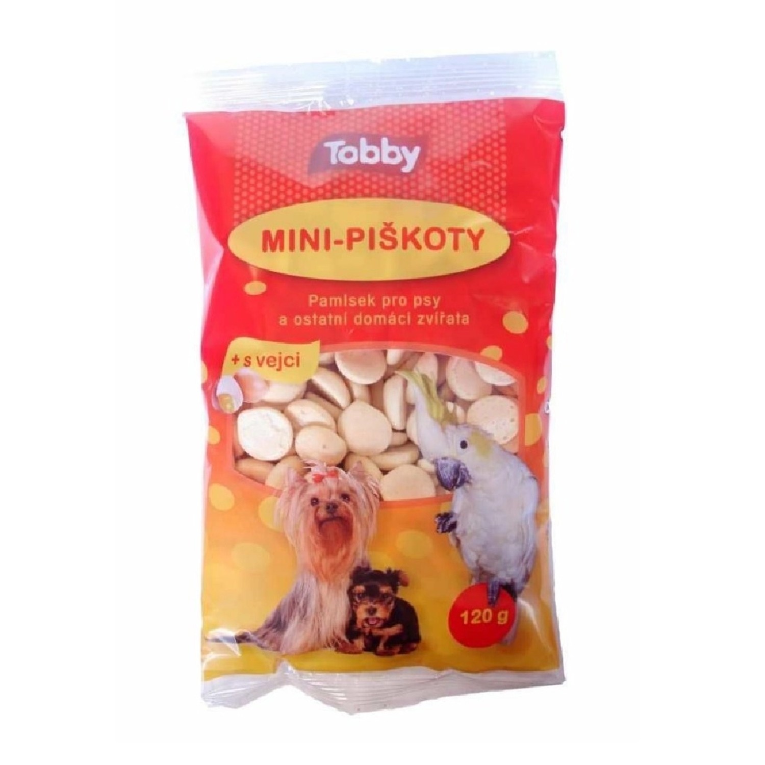 Tobby Mini piškoty pro psy a ostatní domácí zvířata 120 g