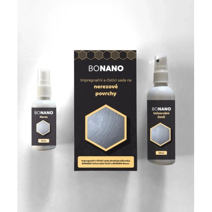 Mgr. Kelly BoNANO Impregnační a čistící sada na nerezové povrchy