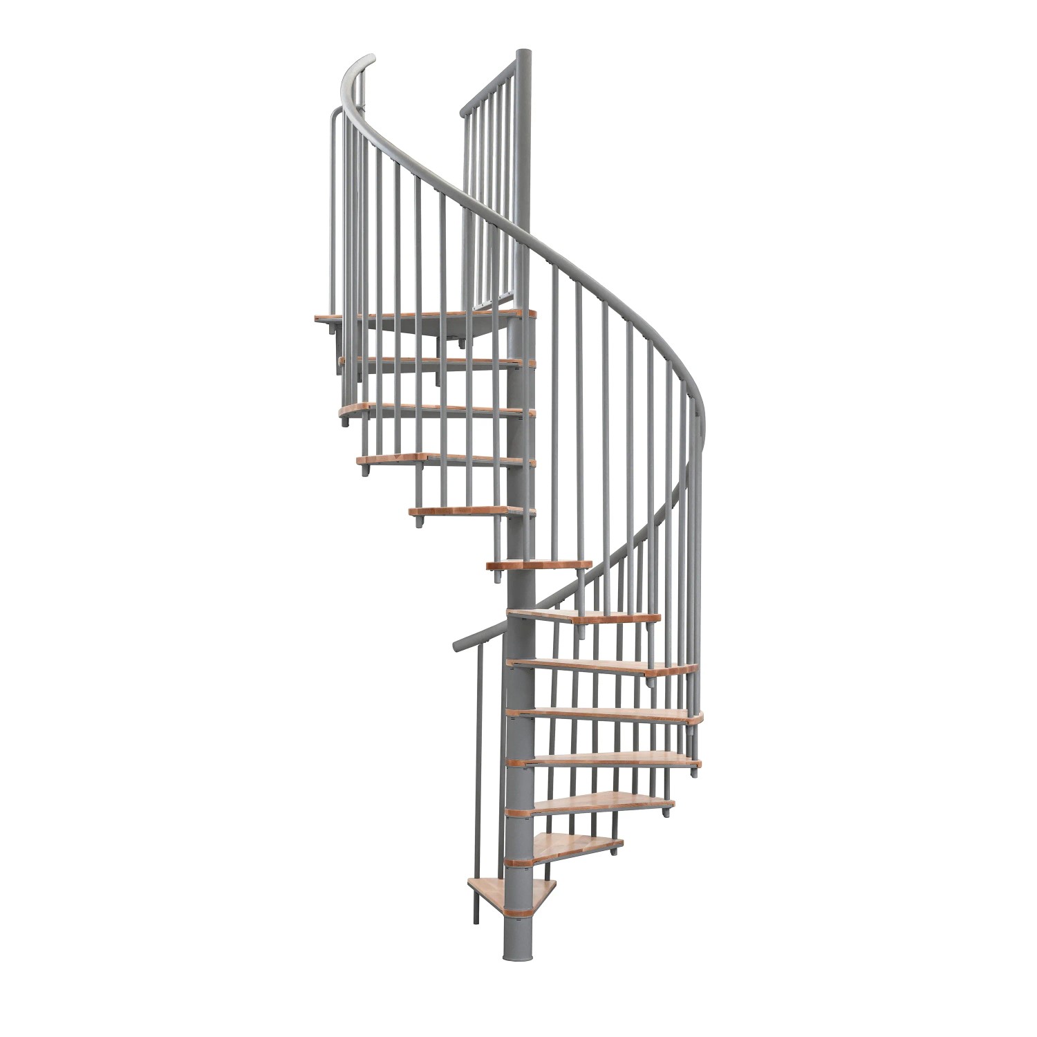 Minka STAIRS Kombinované točité schodiště Switch buk/šedá pr. 120 cm