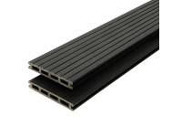 KOVALEX Terasové prkno WPC STRUKTURO plné antracitové 20x145x2500mm