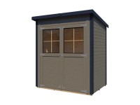 Bertilo Dřevěný domek na nářadí Einfach 1, béžová, 180 x 120 cm Bertilo Dřevěný domek na nářadí Einfach 1, béžová, 180 x 120 cm