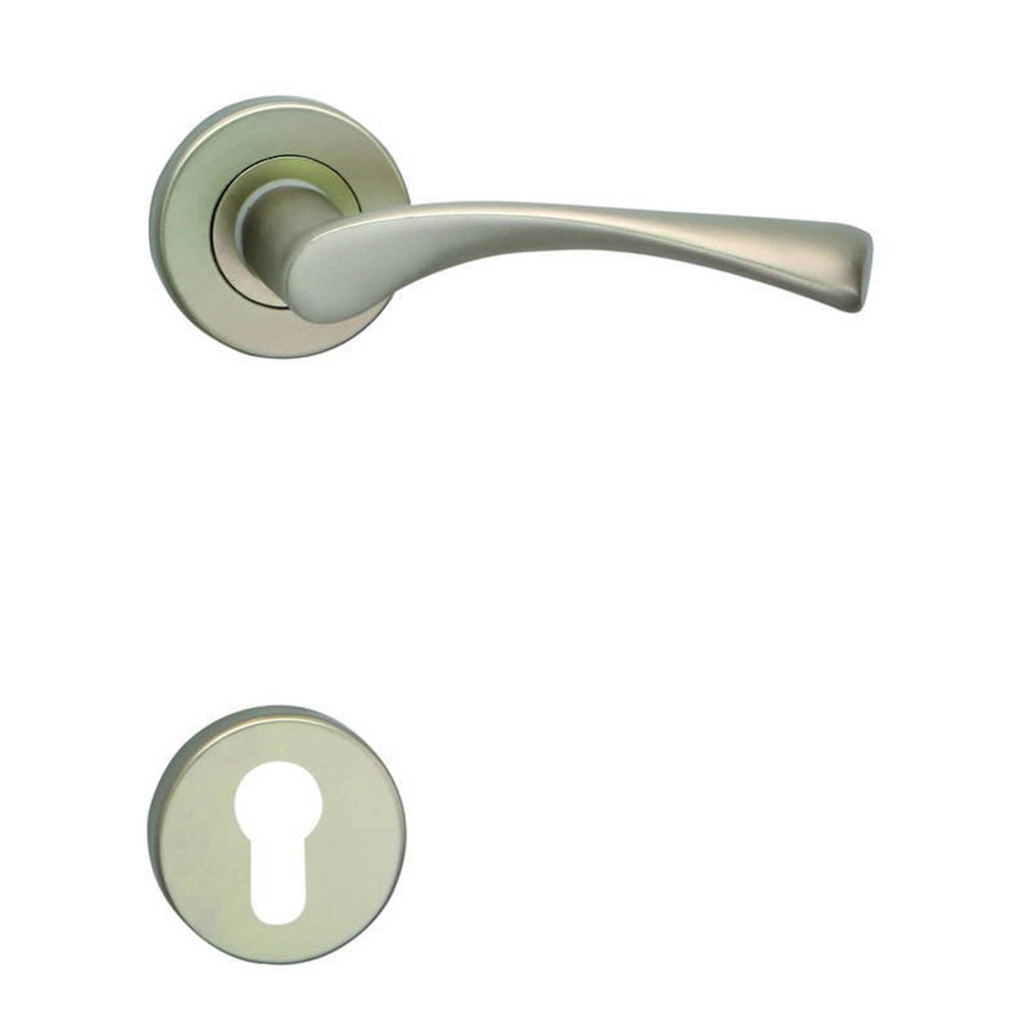 Cobra Rozetové dveřní kování GIUSSY-R PZ, nerezový elox