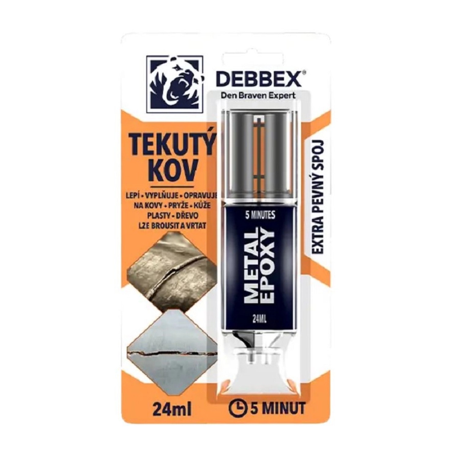 Den Braven Tekutý kov 24 ml