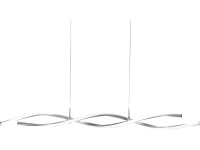 Paul Neuhaus Závěsné LED svítidlo Polina, 2x10,2 W, ocel, 110 x 8 x 140 cm
