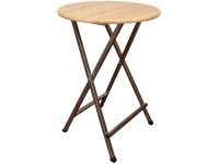 BUCIN MOB Skládací barový stolek z masivního borového dřeva pr. 78 x 110 cm