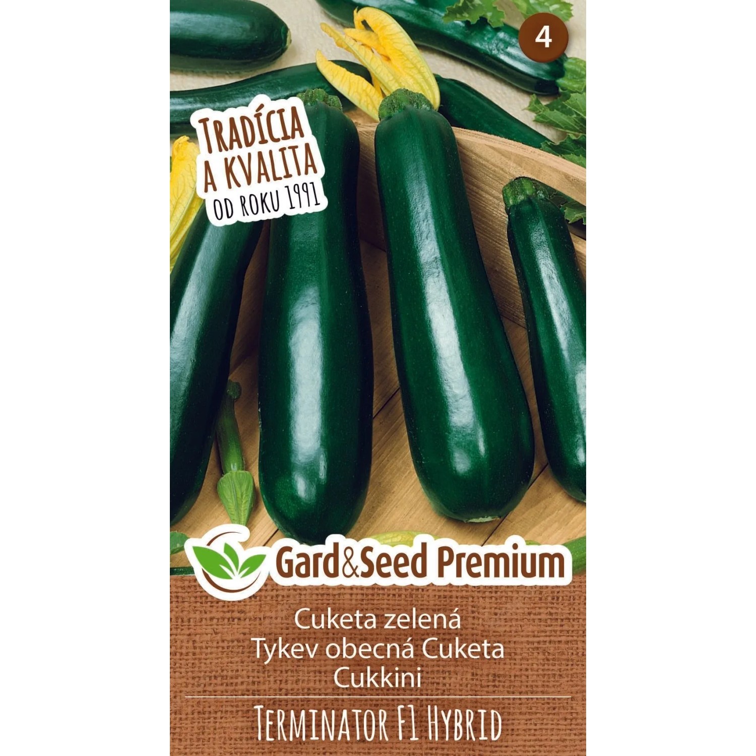 GardenSeed Premium Semínka Cuketa zelená Terminátor F1
