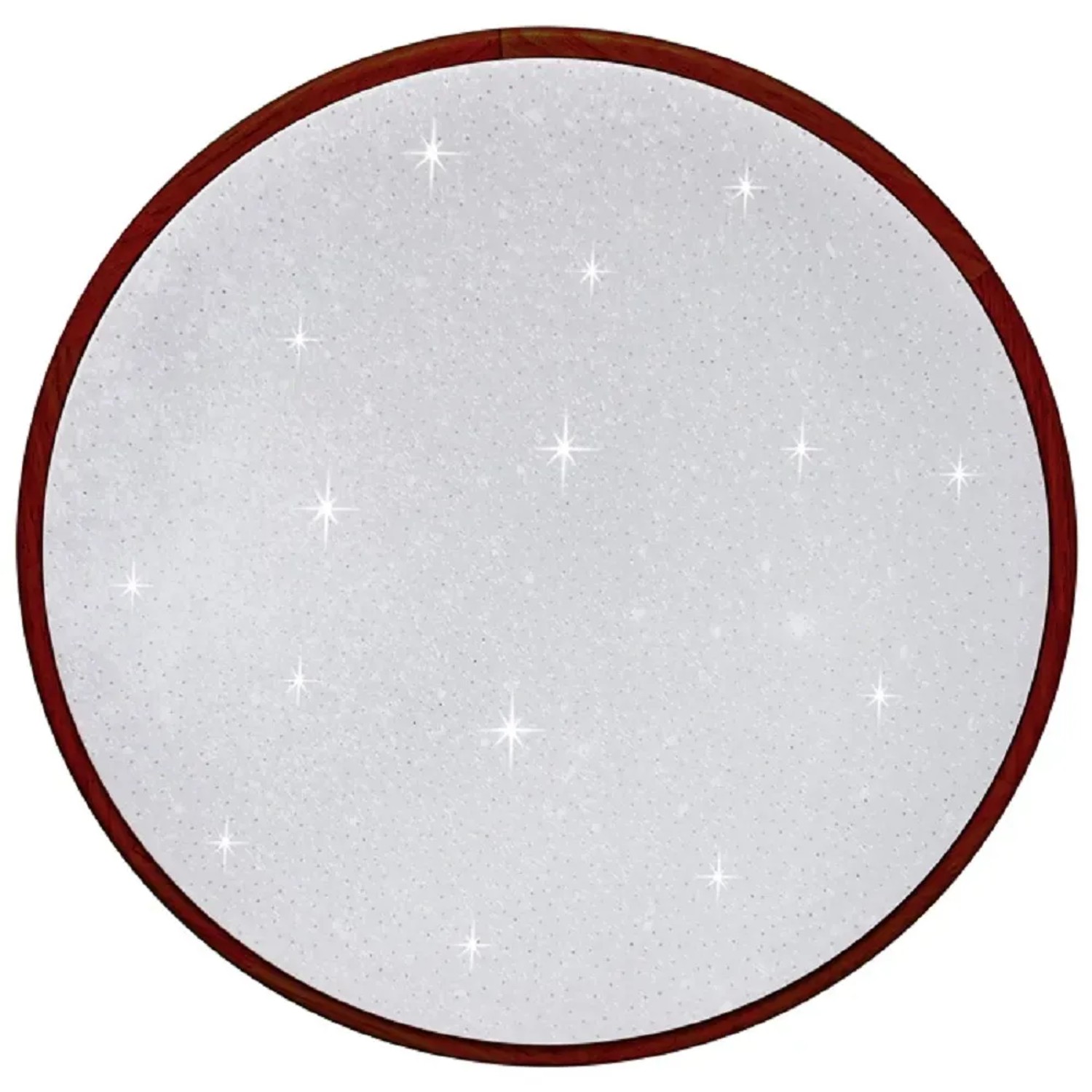 Ecolite Stropní LED svítidlo LENA 24W 1600lm 3000/6500K bílá/tm.dřevo pr. 42 cm