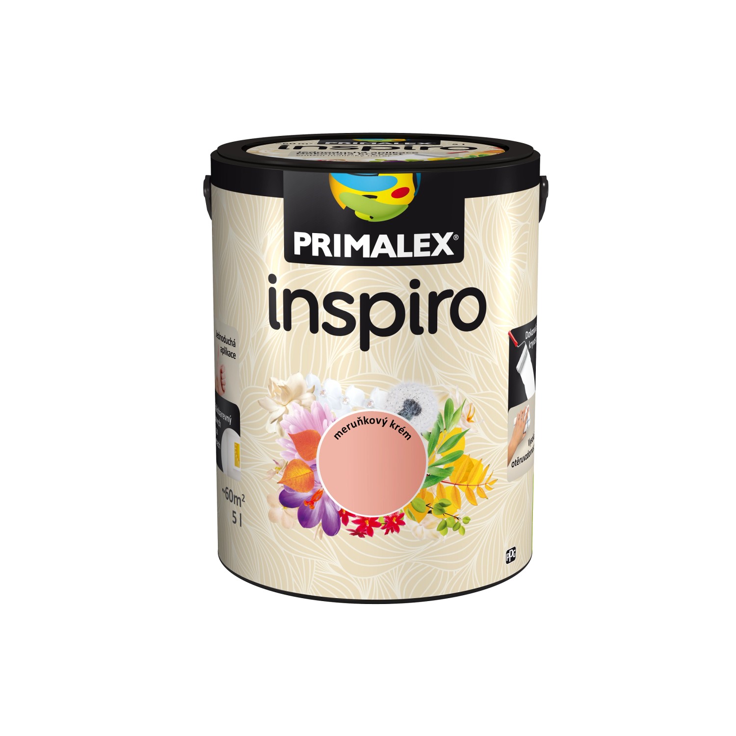 Primalex Barevný vnitřní malířský nátěr Inspiro meruňkový krém 5 l