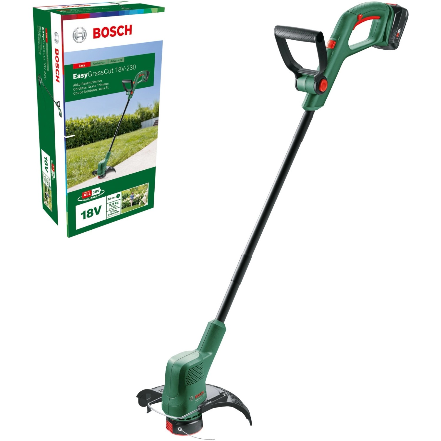 Bosch Aku strunová sekačka EasyGrassCut 18V-26 Solo