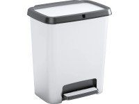Kis Nášlapný odpadkový koš Compatta Recycling, bílá, 2 x 12 l