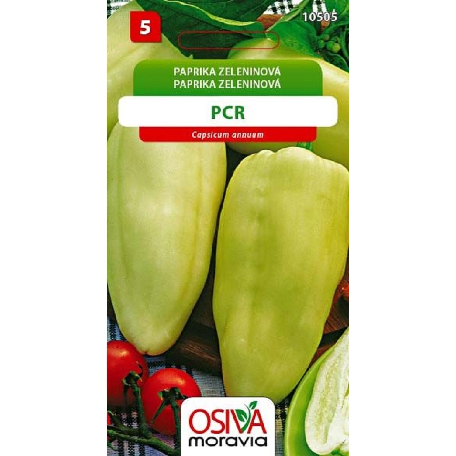 Semínka Paprika zeleninová PCR (Capsicum annuum)