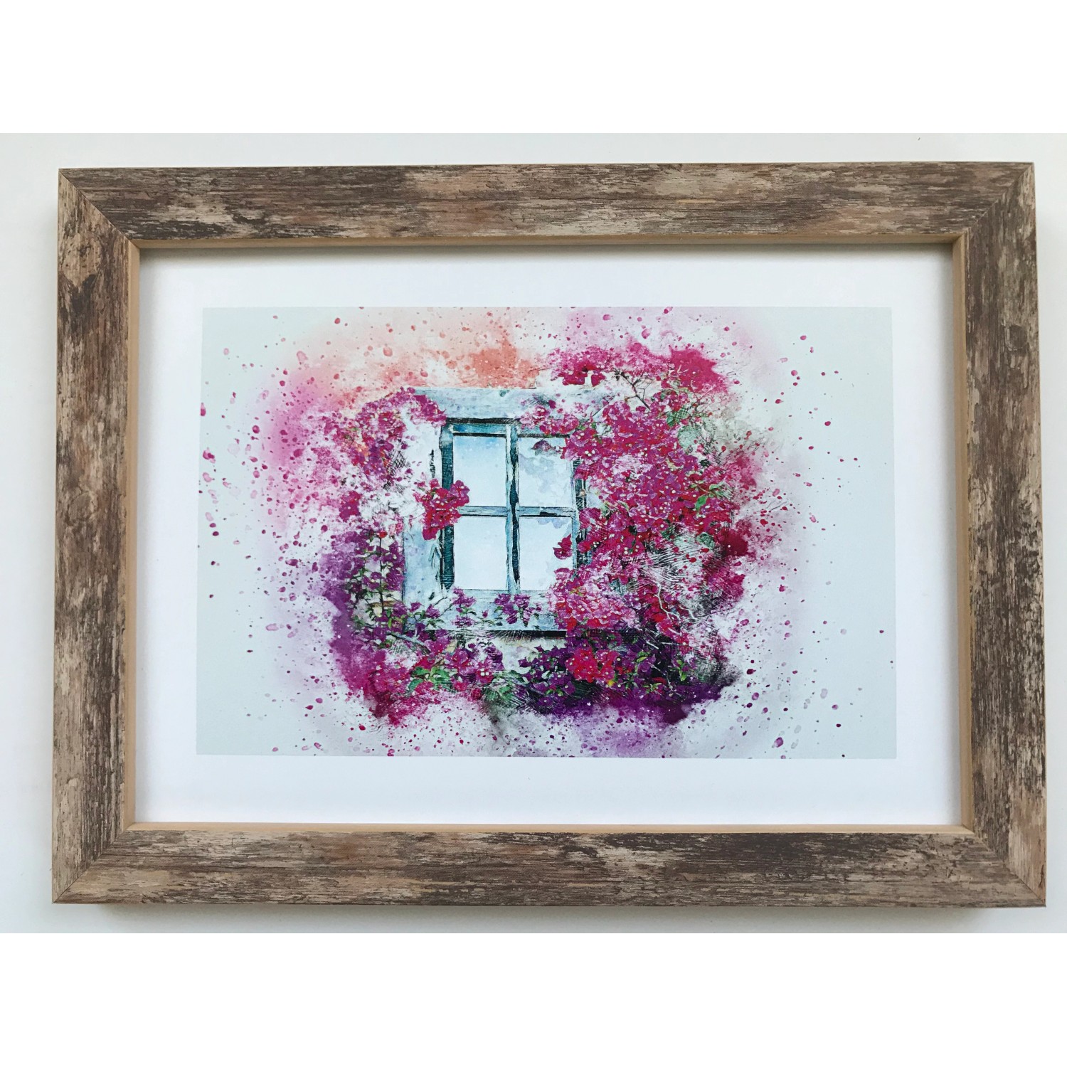 Bondecor Fotorám dřevěný dub 18 x 24 cm