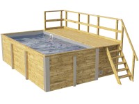 Weka Nadzemní bazén 595 světle šedý, 500 x 315 x 203 cm Weka Nadzemní bazén 595 světle šedý, 500 x 315 x 203 cm