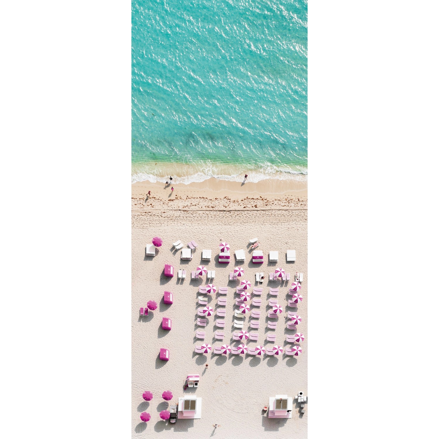 Komar Vliesová fototapeta Pink Umbrella 100 x 250 cm