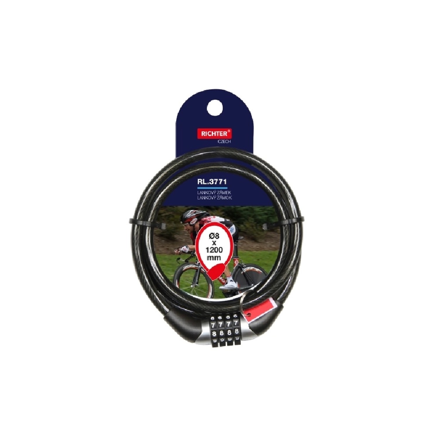 Lankový zámek RL.3771.8X1200.CRN
