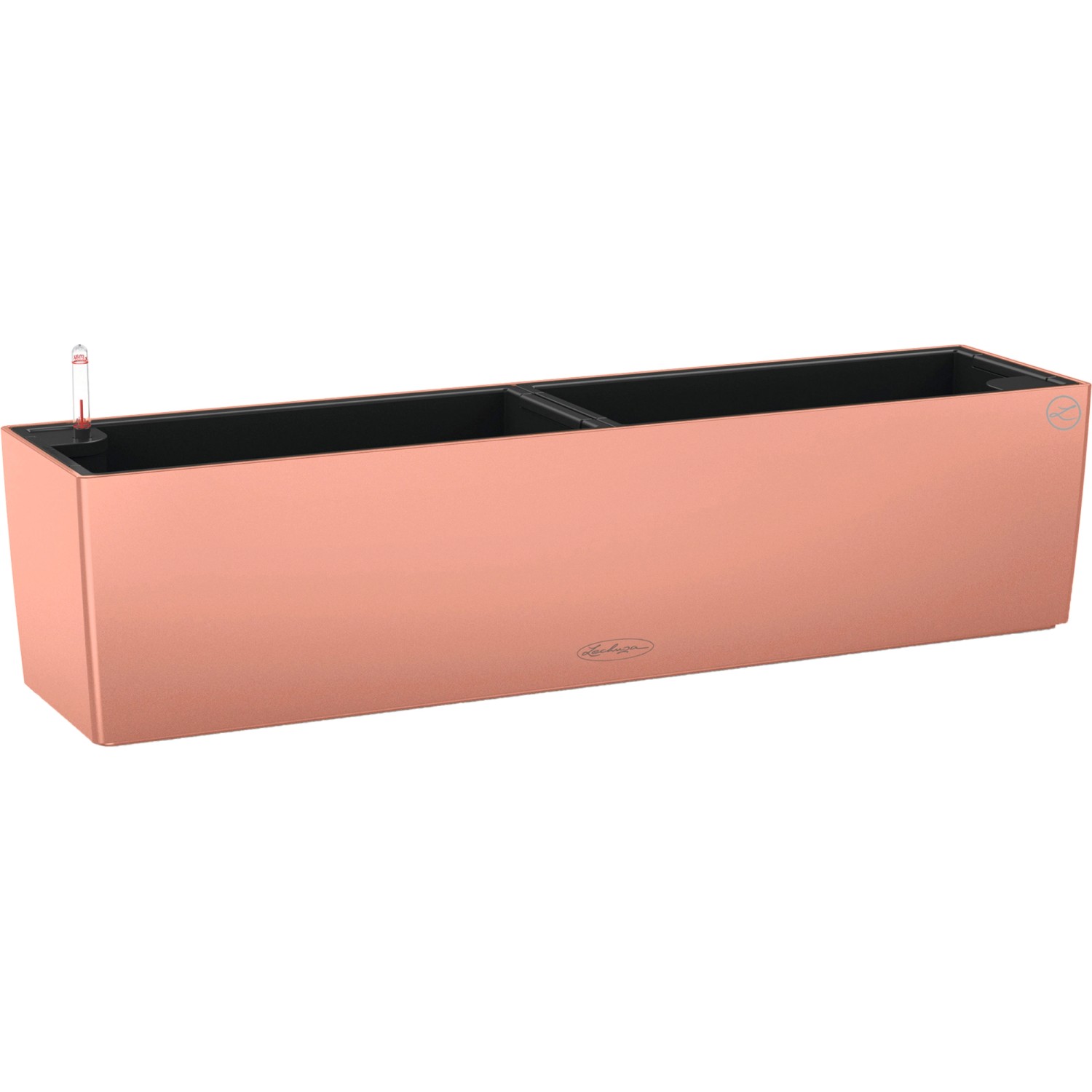 Lechuza Květináč Balconera Color 80, korálově červená, 80 x 19 x 19 cm