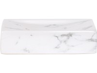 Mýdlenka Toscana, keramická, bílá