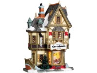 Lemax Vánoční dekorace vánoční stromek a vánoční obchod