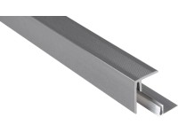 Kovalex Boční zakončovací lišta pro prkna WPC šedá 2500 x 64 x 48 mm