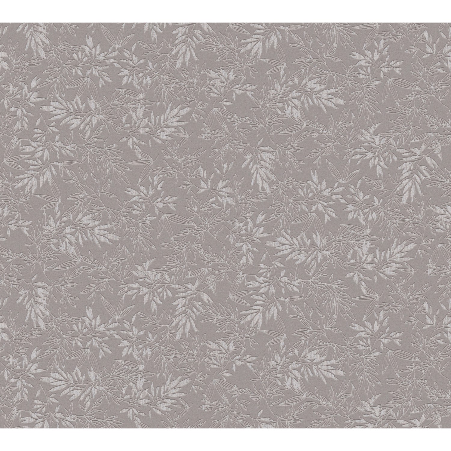 A. S. Creation Vliesová tapeta Attractive Motiv listů šedo-světle šedý