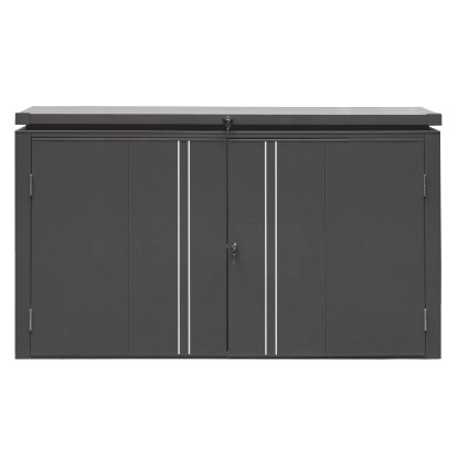 Floraworld Přístřešek na 3 popelnice Premium, 200 x 84 x 133 cm