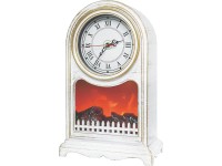 LED Krb dekor hodin, bílý 25 x 14 x 40 cm *