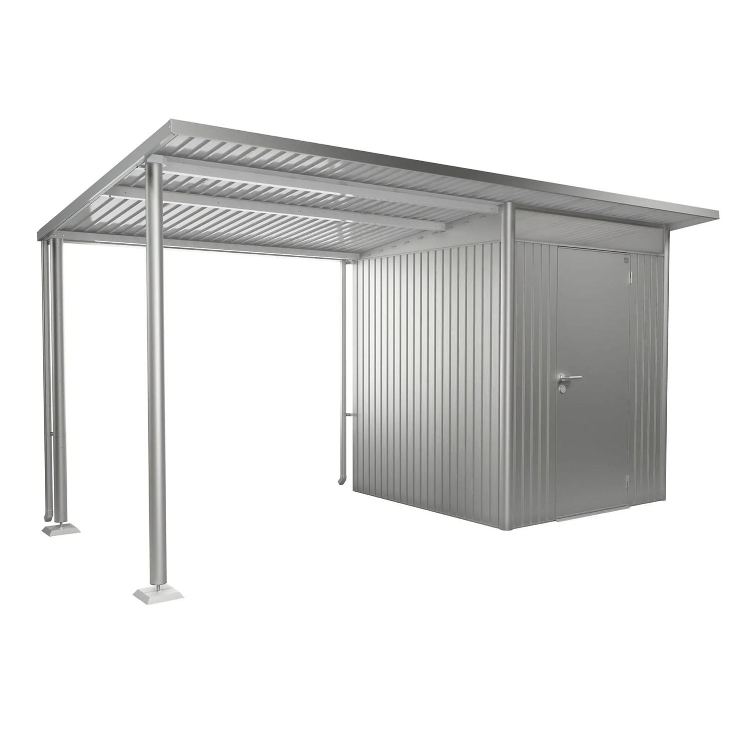 Biohort Boční stříška k domku AvantGarde/ECO A1, A5 stříbrná