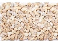 Mramorové okrasné oblázky sienská žlutá 15-25 mm 25 kg PE pytel