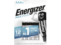 Energizer Alkalické baterie Max Plus AAA 1,5 V, 4 ks Energizer Alkalické baterie Max Plus AAA 1,5 V, 4 ks