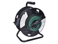 SOLIGHT Kabelový buben PB31, IP44, 1 zásuvka, H05RR-F3 x 1,5 mm2, 50 m SOLIGHT Kabelový buben PB31, IP44, 1 zásuvka, H05RR-F3 x 1,5 mm2, 50 m