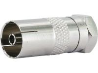 Schwaiger Adaptér zástrčka IEC/zdířka F