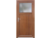 Panto Plastové vedlejší vchodové dveře K504, zlatý dub, 98 x 198 cm, L Panto Plastové vedlejší vchodové dveře K504, zlatý dub, 98 x 198 cm, L