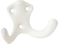 Háček 1132 kov bílý 47 mm x 72 mm x 32 mm Háček 1132 kov bílý 47 mm x 72 mm x 32 mm