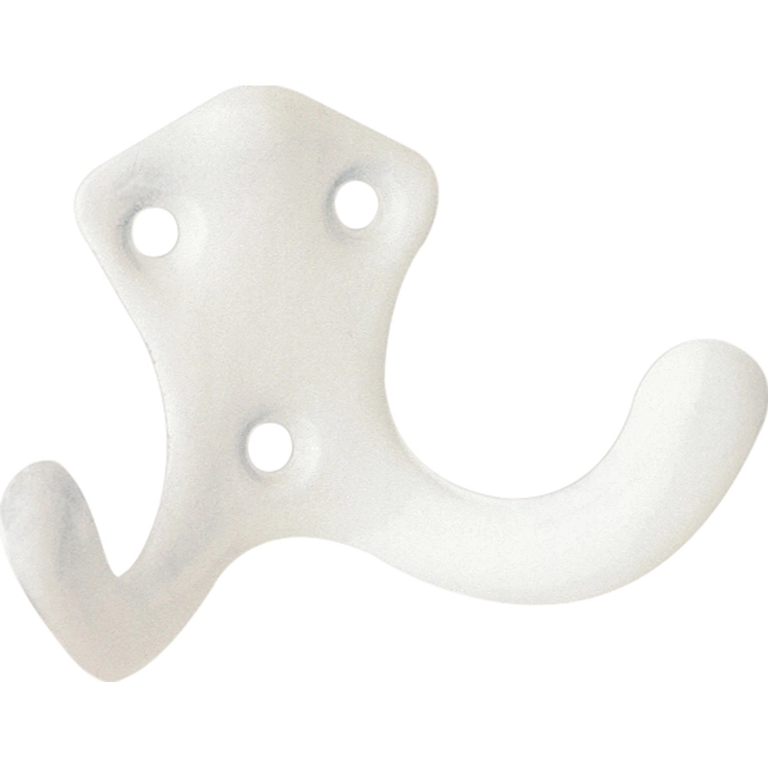 Háček 1132 kov bílý 47 mm x 72 mm x 32 mm