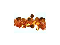 Řetěz dekorativní vánoční s flitry pr. 5 cm, měděný Řetěz dekorativní vánoční s flitry pr. 5 cm, měděný