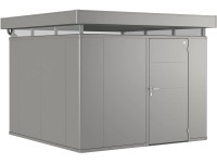 Biohort Plechový zahradní domek CasaNova 3 x 3 křemenově šedá, 330 x 330 cm, P