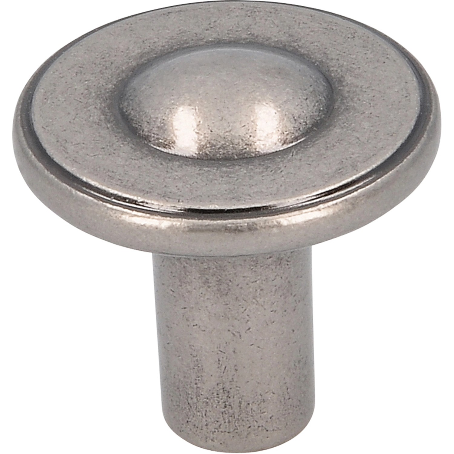 Siro Nábytkový knoflík 1917 kov stříbrné barvy starožitný, pr. 30 mm