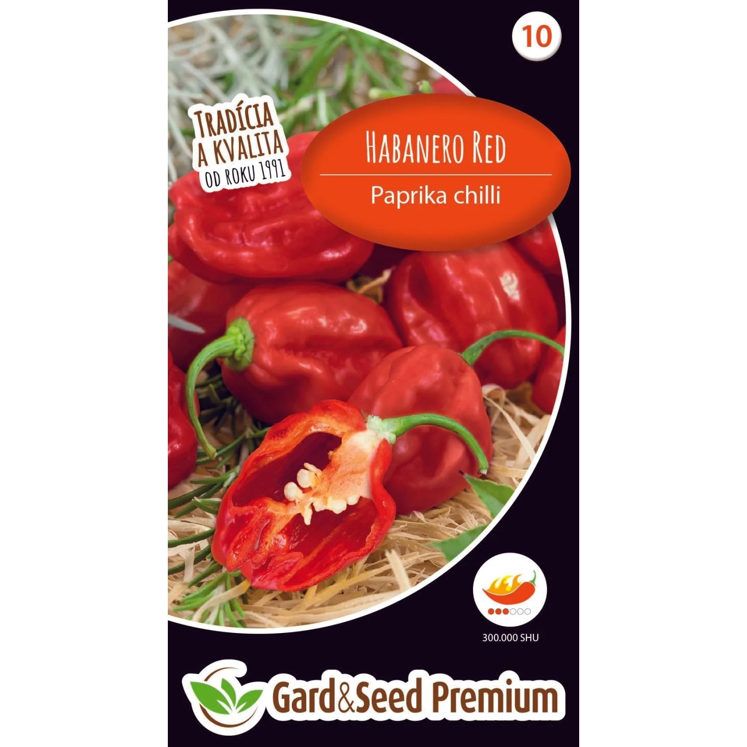 GardenSeed Premium Semínka Chilli paprika Habanero Red
