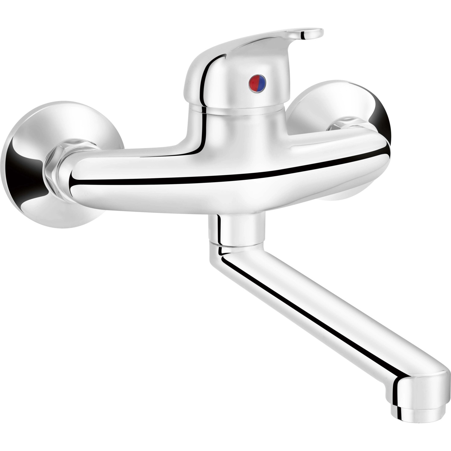 OBI Nástěnná páková dřezová baterie Calabri chromovaná