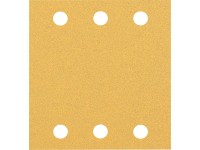 Bosch Brusný papír Expert C470 P80, 6 otvorů, 115 x 107 mm, 10 ks