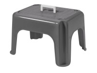 Tontarelli Stolička Dumbo, šedá, 38 x 30 x 24 cm